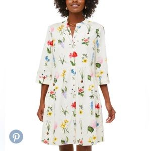 Tuckernuck Shirt Dress - fresh buds floral